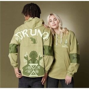 Encanto‎ BRUNO Hooded Disney Spirit Jersey Glow In The Dark Green Unisex Size L